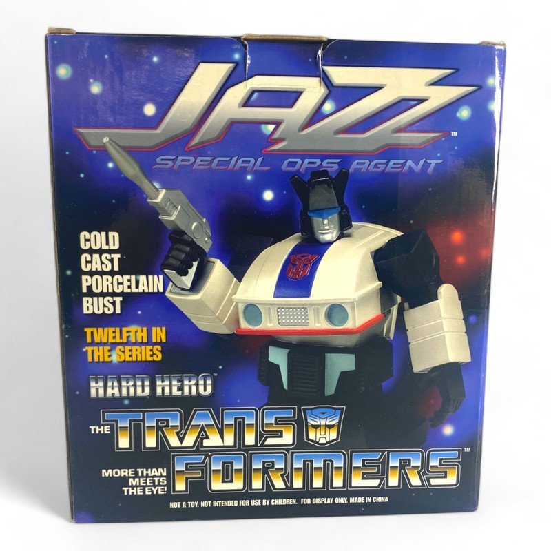 De Toyboys Transformers Hard Hero Cold Cast Porcelain Bust Jazz