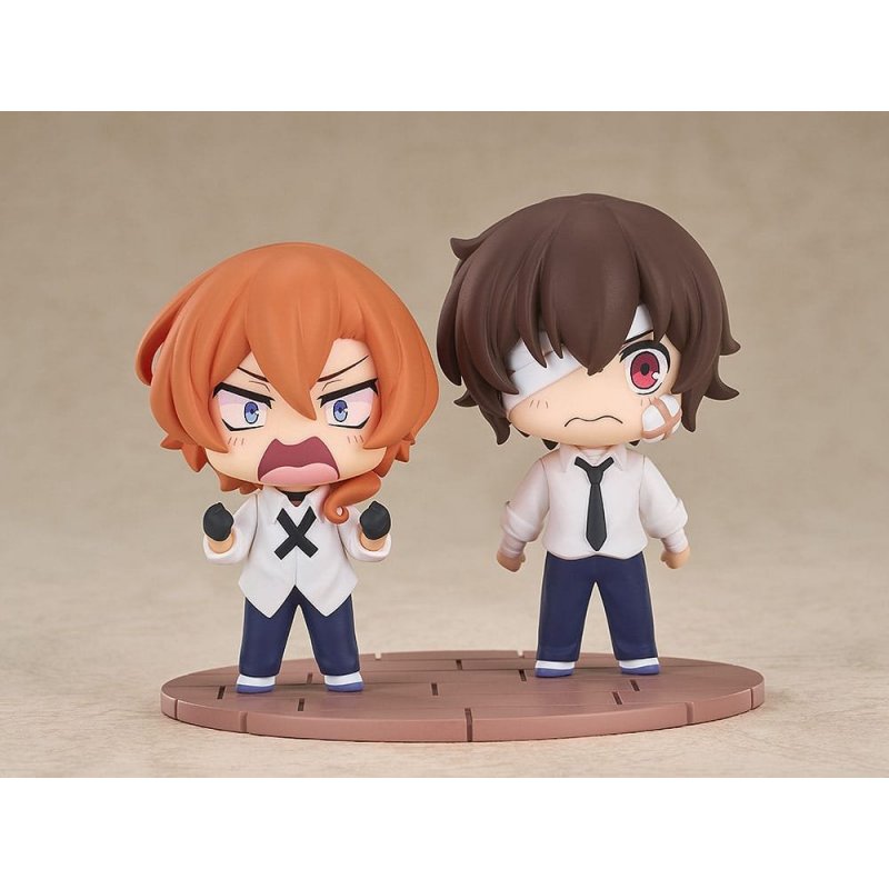 Peluche Bungo Stray Dogs – Dazai Osamu Ou Nakahara Chuuya – 9 Cm – Cadeau Anime Mignon