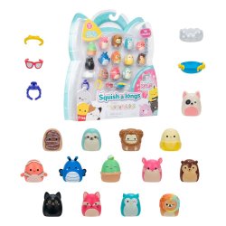 Squishmallow Squish a longs Mini Figures 14-Pack Style 1 3 cm