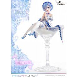 Re:Zero - Starting Life in Another World Prisma Wing PVC Statue 1/7 Rem Glass Edition 23 cm