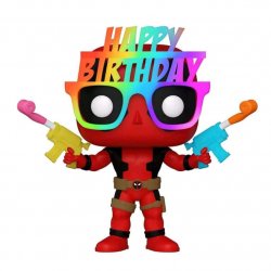 Deadpool POP! Marvel Vinyl Figure 30th Birthday Glasses Deadpool 9 cm