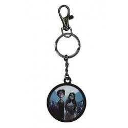 Corpse Bride Metal Keychain Couple