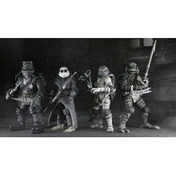 Universal Monsters x Teenage Mutant Ninja Turtles Action Figures 4-Pack Turtles Black & White 18 cm