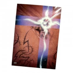 Joseph Michael Linsner: Dawn and Beyond Card no.53 - Angry Christ no.3