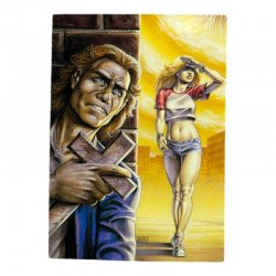 Joseph Michael Linsner: Dawn and Beyond Card no.61 - Instant Religion