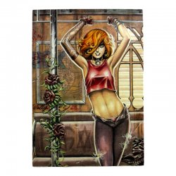 Joseph Michael Linsner: Dawn and Beyond Card no.75 - Little Red