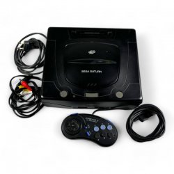 Sega Saturn Console with Super Pad 8 Controller