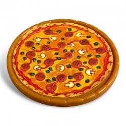 Teenage Mutant Ninja Turtles - Turtle Pizza Thrower Brown Flying Pizza Disc A