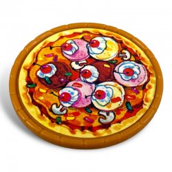 Teenage Mutant Ninja Turtles - Turtle Pizza Thrower Brown Flying Pizza Disc B