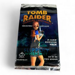 Tomb Raider Lara Croft Collectible Card Game Slippery When Wet Booster Pack