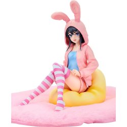 Rascal Does Not Dream of a Knapsack Kid PVC Statue 1/7 Mai Sakurajima Hoodie Look Rabbit Ears Ver. 18 cm