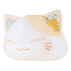 Nemuneko Cat Plush Figure Rape Flower Pattern Ear Decoration Yellow Color Ver. 30 cm