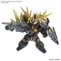 SD Gundam Cross Silhouette Plastic Model Kit Unicorn Gundam 02 Banshee Destroy Mode and Norn Parts Set