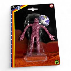 Purple Alien Action Figure