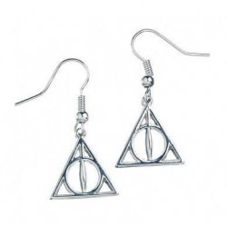 Harry Potter Deathly Hallows Earrings (silver plated)