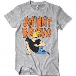 Johnny Bravo T-Shirt Heather Grey