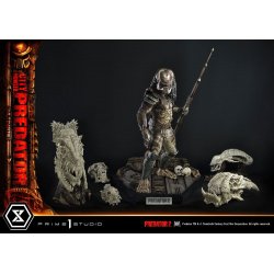 Predator 2 Museum Masterline Statue 1/3 City Hunter Predator Ultimate Bonus Version 105 cm