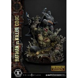 Batman Ultimate Premium Masterline Series Statue Batman Versus Killer Croc Deluxe Bonus Version 71 cm