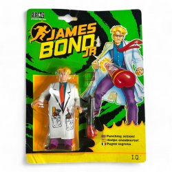 James Bond Jr. I.Q. Vintage Action Figure MOC (European)