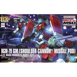 Gundam: RGM-79 GM (Shoulder Cannon/Missile Pod) HGGTO 1/144