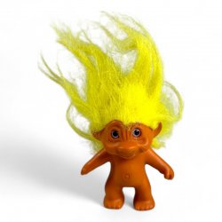 Russ Troll Doll - Yellow Haired Naked Troll