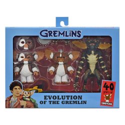 Gremlins Action Figures Evolution of a Gremlin 40th Anniversary Box Set 18 cm