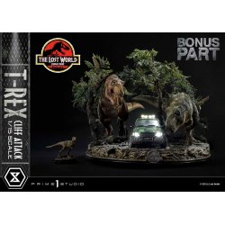 Jurassic World: The Lost World Statue 1/15 T-Rex Cliff Attack Bonus Version 53 cm