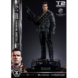 Terminator 2 Platimum Masterline Series Statue 1/3 T-800 Cyberdyne Shootout 74 cm