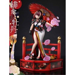 Original Illustration by Fuzichoco Prisma Wing PVC Statue 1/7 Scarlet Umbrella And Peony Deluxe Version 32 cm