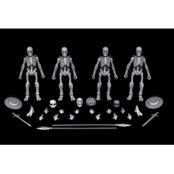 Graveyard Skeletons Actionfigures 4-Pack Graveyard Skeletons