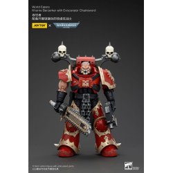 Warhammer 40k Action Figure 1/18 World Eaters Khorne Berzerker with Eviscerator Chainsword 13 cm