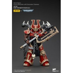 Warhammer 40k Action Figure 1/18 World Eaters Khorne Berzerker with Eviscerator Chainaxe 13 cm
