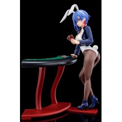 The Demon Sword Master of Excalibur Academy Statue 1/6 Sakuya Sieglinde wearing lapis lazuli blue bunny costume