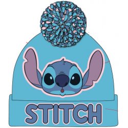 Lilo & Stitch Pom-Pom Beanie Light Blue