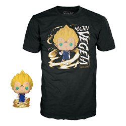 Dragonball Z POP! & Tee Box Majin Vegeta (GW) Size S