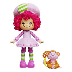 Strawberry Shortcake Simply Action Figure Raspberry Tart & Rhubarb Monkey