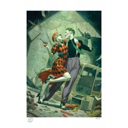 DC Comics Art Print Harley Quinn & The Joker: Lawless Love 46 x 61 cm - unframed