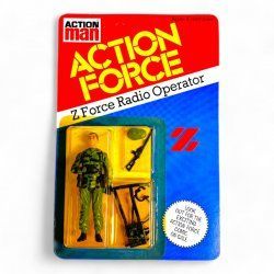 Action Man: Action Force - Z Force Radio Operator (Dutch Belguim Unpunched MOC)