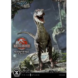 Jurassic Park III Legacy Museum Collection Statue 1/6 Velociraptor Male 40 cm