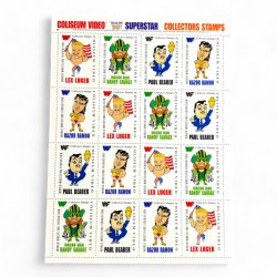 Coliseum Video WWF Superstar Caricature Stamps