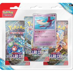 Pokemon TCG - Stellar Crown - 3-Pack Blister