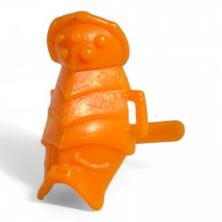 Masters of the Universe - Man-At-Arms Orange Armor Left Leg (Taiwan)