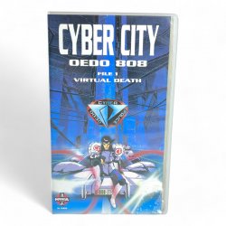 Cyber City Oedo 808: File 1 Vitual Death VHS Tape (English Dub / Dutch Subtitles)