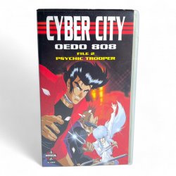 Cyber City Oedo 808: File 2 Psychic Troopers VHS Tape (English Dub / Dutch Subtitles)