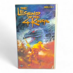 The Legend of the 4 Kings: Deel 3 & 4 VHS Tape (English Dub / Dutch Subtitles)