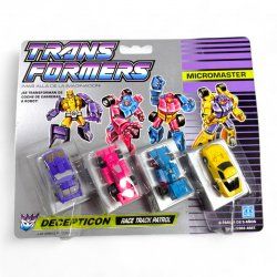 Transformers: G1 - Micromasters: Race Track Patrol MOC (Spanish Card)