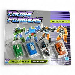 Transformers: G1 - Micromasters: Military Patrol Unpunched MOC (Spanish Card)