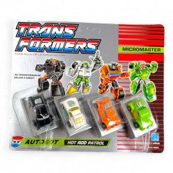 Transformers: G1 - Micromasters: Hot Rod Patrol Unpunched MOC (Spanish Card)