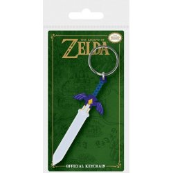 Legend of Zelda Rubber Keychain Master Sword 6 cm