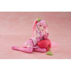 Hatsune Miku PVC Statue Desktop Cute Figure Sakura Miku Cherry Cushion Ver. 13 cm